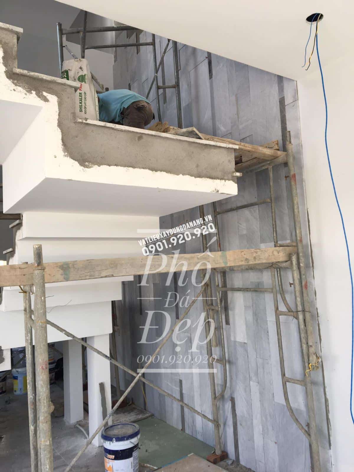 Đá cpc đa quy cách ốp tường giếng trời
