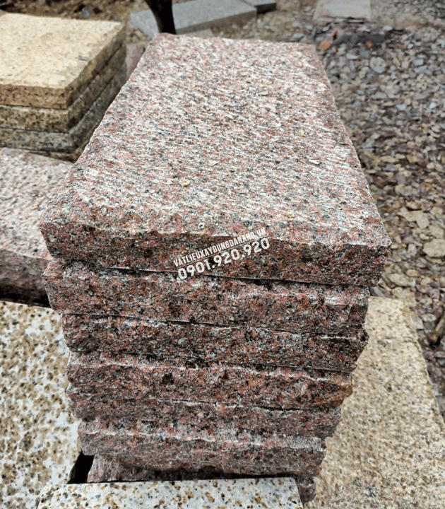 Đá Granite Đục Thô Hồng