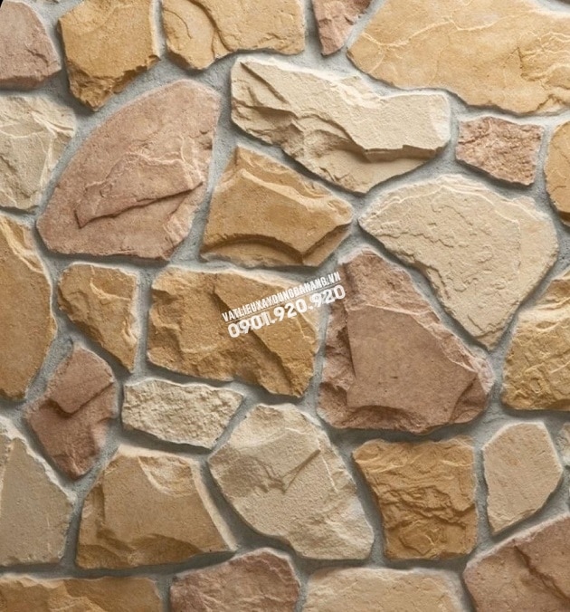 đá rối bạch mã ốp tường
