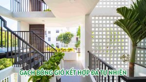 gach bong gio ket hop da tu nhien