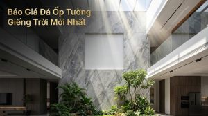 Báo giá đá ốp giếng trời