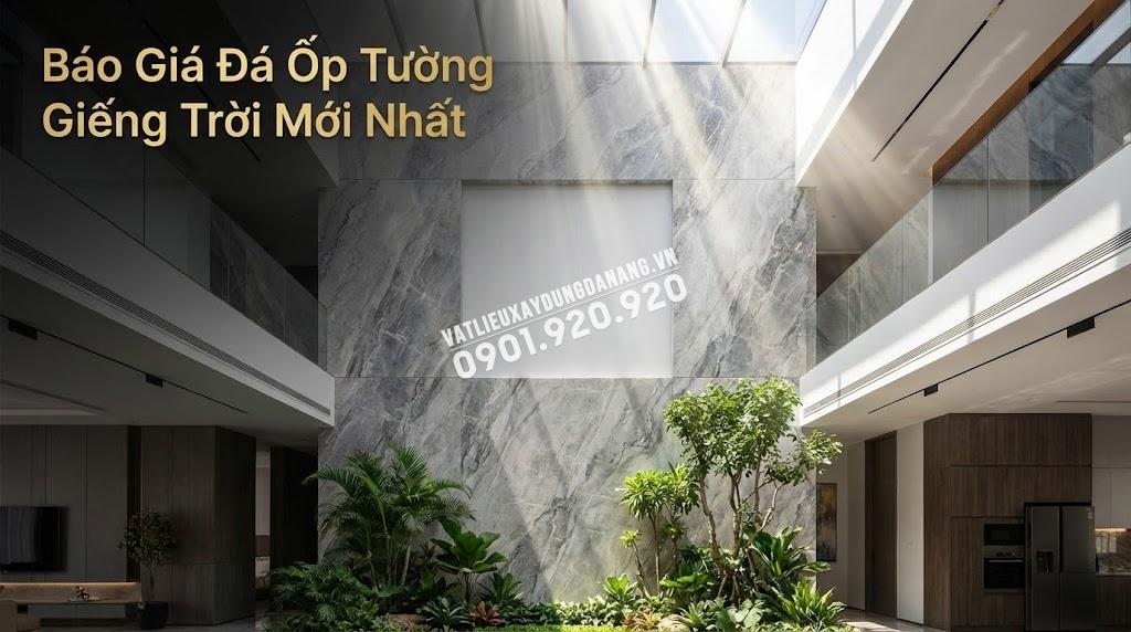 Báo giá đá ốp giếng trời