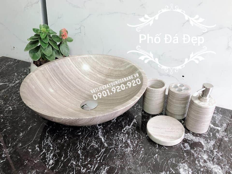Bộ Sản Phẩm Vệ Sinh Bằng Đá Tự Nhiên