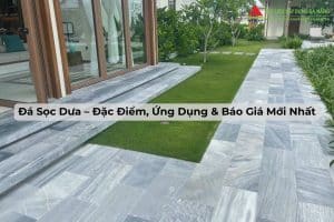 đá sọc dưa lát sân vườn
