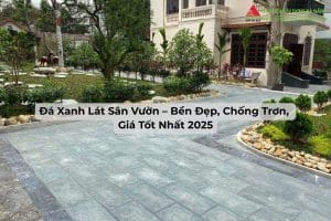 Đá xanh lát sân vườn