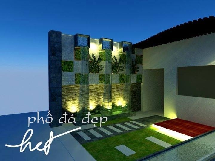 Tiểu cảnh sân vườn 3D