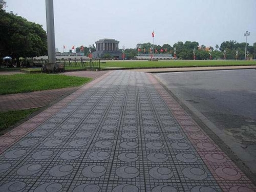 Gạch Terrazzo mang đến vẻ đẹp cho sân vườn, vỉa hè đường phố