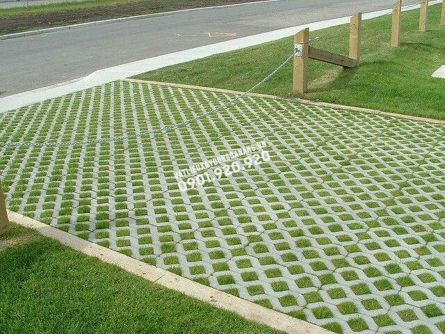 MÔ HÌNH SÂN VƯỜN VỚI SỰ KẾT HỢP GIỮA CỎ VÀ GẠCH LỖ BÊ TÔNG